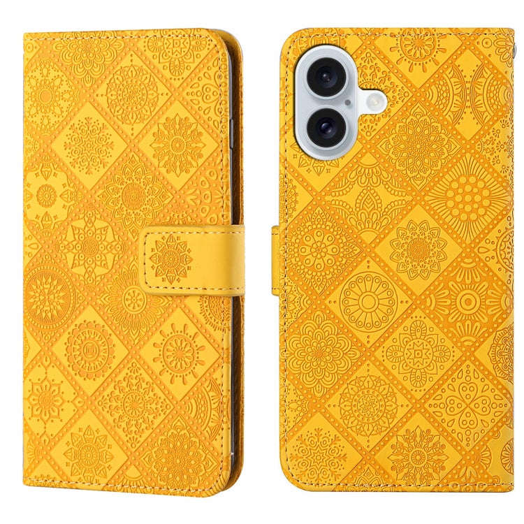 Ethnic Style Embossed Pattern Leather Phone Case, For iPhone 17e / 16e, For iPhone 16 Pro Max, Fo...