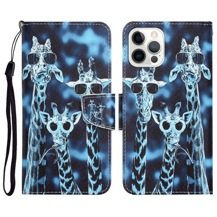 Colored Drawing Leather Phone Case, For iPhone 15 Pro Max, For iPhone 15 Pro, For iPhone 15 Plus,...