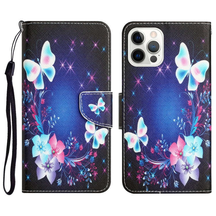 Colored Drawing Leather Phone Case, For iPhone 15 Pro Max, For iPhone 15 Pro, For iPhone 15 Plus,...
