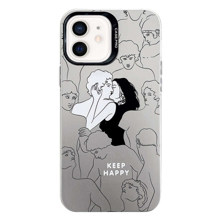 Electroplated Silver Series PC Protective Phone Case, For iPhone 12 Pro, For iPhone 11
