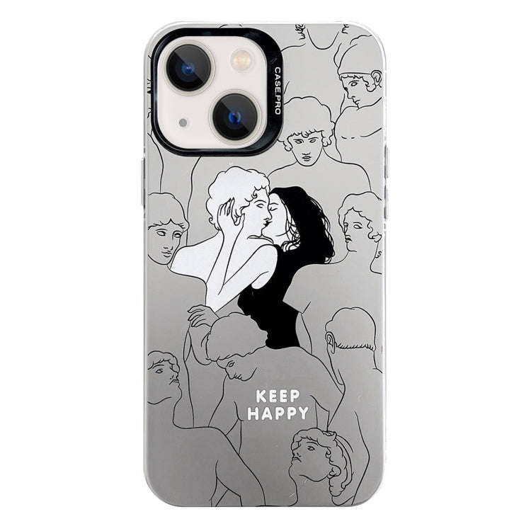 Electroplated Silver Series PC Protective Phone Case, For iPhone 13 Pro, For iPhone 13