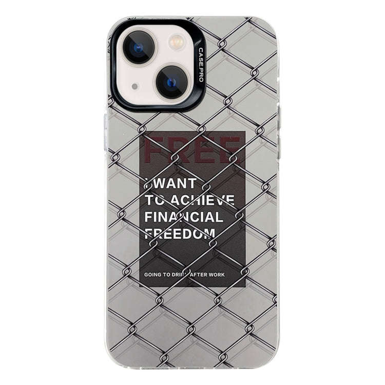 Electroplated Silver Series PC Protective Phone Case, For iPhone 14, For iPhone 14 Pro