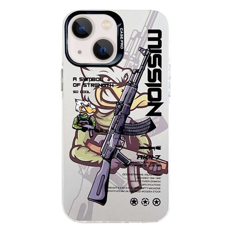 Electroplated Silver Series PC Protective Phone Case, For iPhone 15 Plus, For iPhone 15