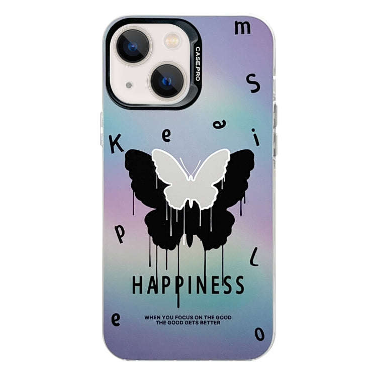 Electroplated Silver Series PC Protective Phone Case, For iPhone 15 Plus, For iPhone 15