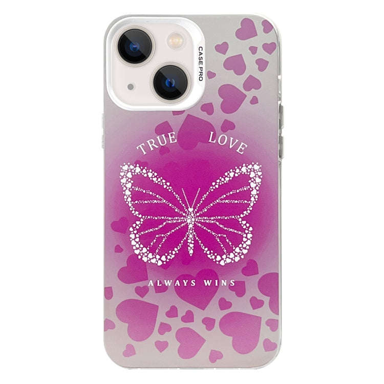 Electroplated Silver Series PC Protective Phone Case, For iPhone 15 Plus, For iPhone 15