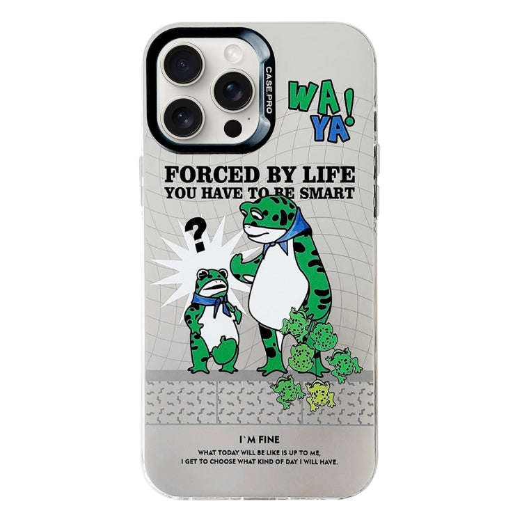 Electroplated Silver Series PC Protective Phone Case, For iPhone 16 Pro Max, For iPhone 16 Pro