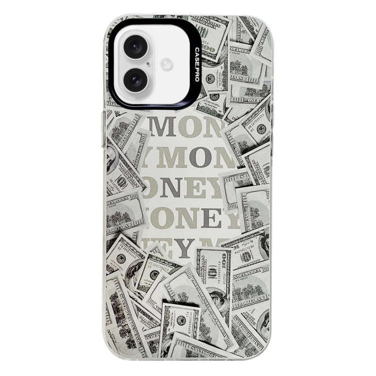 Electroplated Silver Series PC Protective Phone Case, For iPhone 16 Plus, For iPhone 16