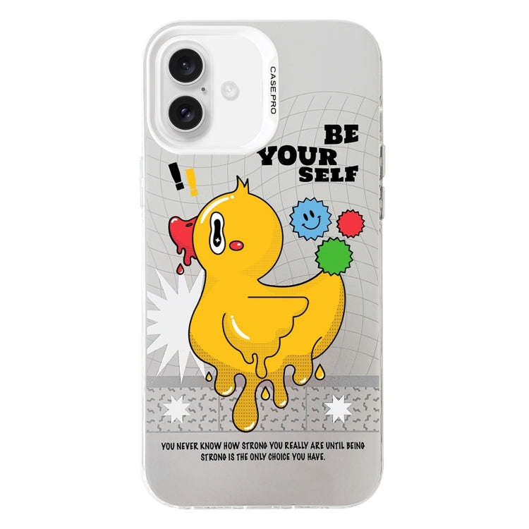 Electroplated Silver Series PC Protective Phone Case, For iPhone 16 Plus, For iPhone 16