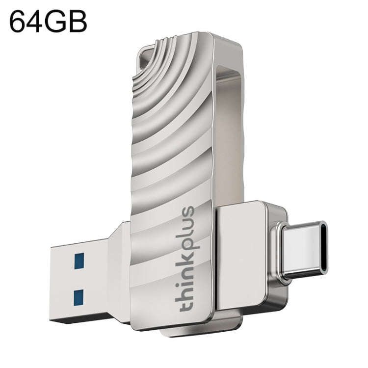Lenovo Thinkplus MU232 USB 3.2 + USB-C / Type-C Dual Head Flash Drive, 64GB, 128GB, 256GB