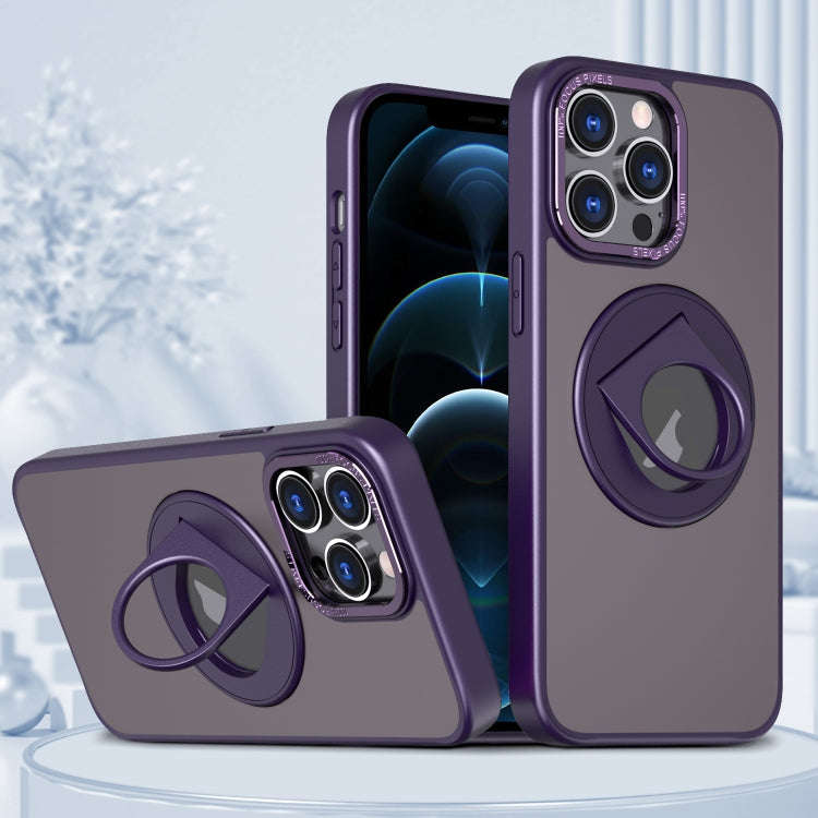 Rotating Ring Magnetic Holder Phone Case, For iPhone 12 / 12 Pro, For iPhone 12 Pro Max, For iPho...