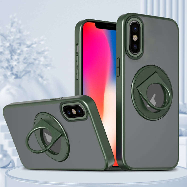 Rotating Ring Magnetic Holder Phone Case, For iPhone 12 / 12 Pro, For iPhone 12 Pro Max, For iPho...
