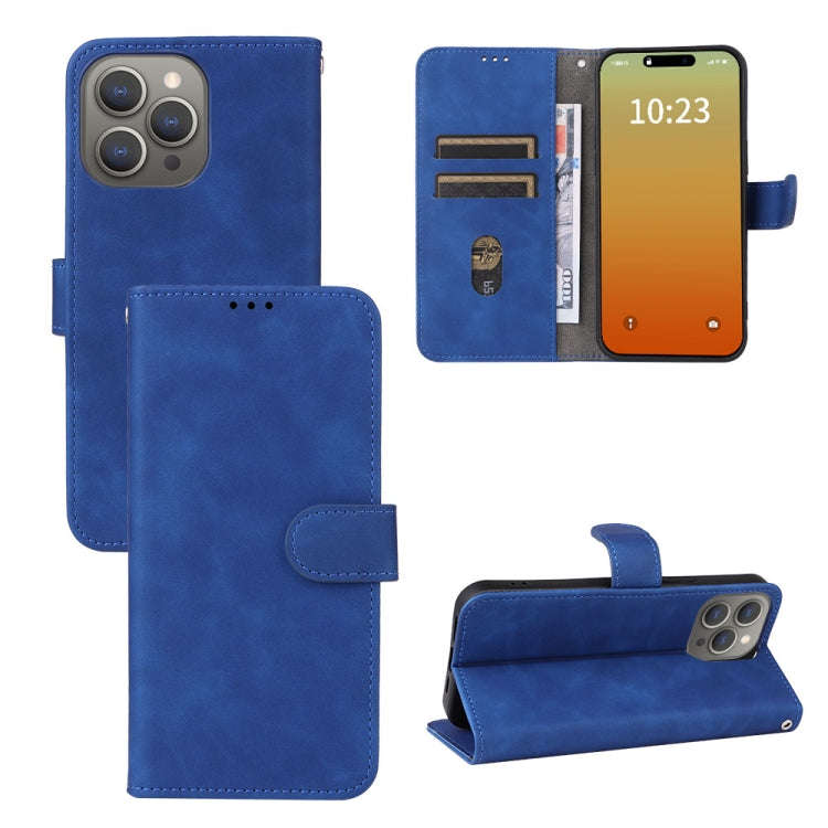 Skin Feel Magnetic Flip Leather Phone Case, For iPhone 15 Pro Max, For iPhone 15 Pro, For iPhone ...