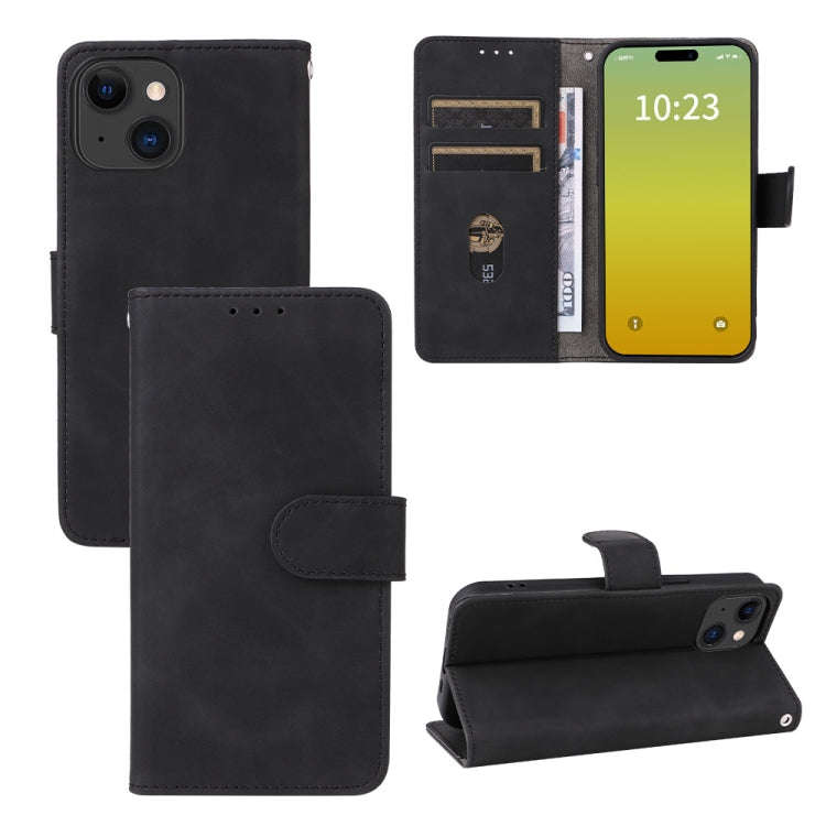 Skin Feel Magnetic Flip Leather Phone Case, For iPhone 15 Pro Max, For iPhone 15 Pro, For iPhone ...