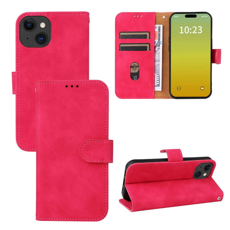 Skin Feel Magnetic Flip Leather Phone Case, For iPhone 15 Pro Max, For iPhone 15 Pro, For iPhone ...