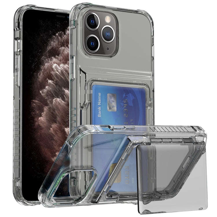 Crystal Clear Flip Card Slot Phone Case, For iPhone 16 Pro Max, For iPhone 16 Pro, For iPhone 16 ...
