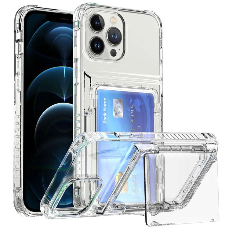 Crystal Clear Flip Card Slot Phone Case, For iPhone 18 Pro Max / 17 Pro Max, For iPhone 17, For i...
