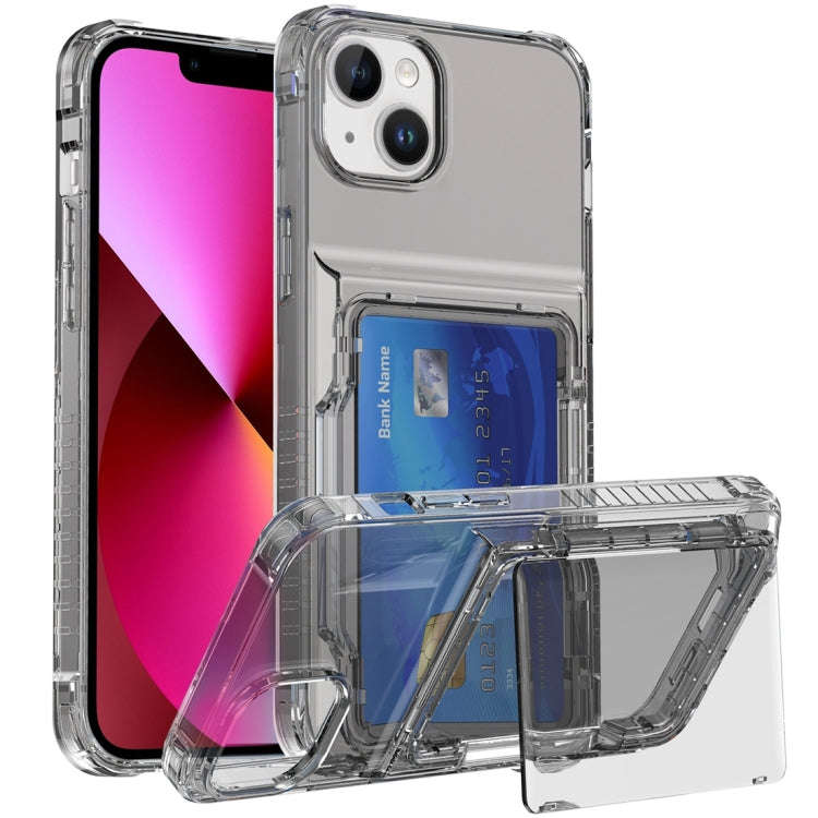 Crystal Clear Flip Card Slot Phone Case, For iPhone 16 Pro Max, For iPhone 16 Pro, For iPhone 16 ...