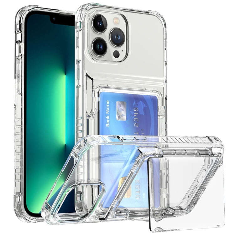 Crystal Clear Flip Card Slot Phone Case, For iPhone 18 Pro Max / 17 Pro Max, For iPhone 17, For i...