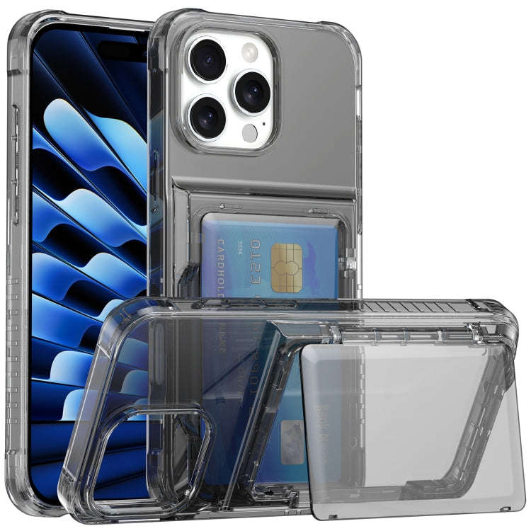 Crystal Clear Flip Card Slot Phone Case, For iPhone 18 Pro Max / 17 Pro Max, For iPhone 17, For i...