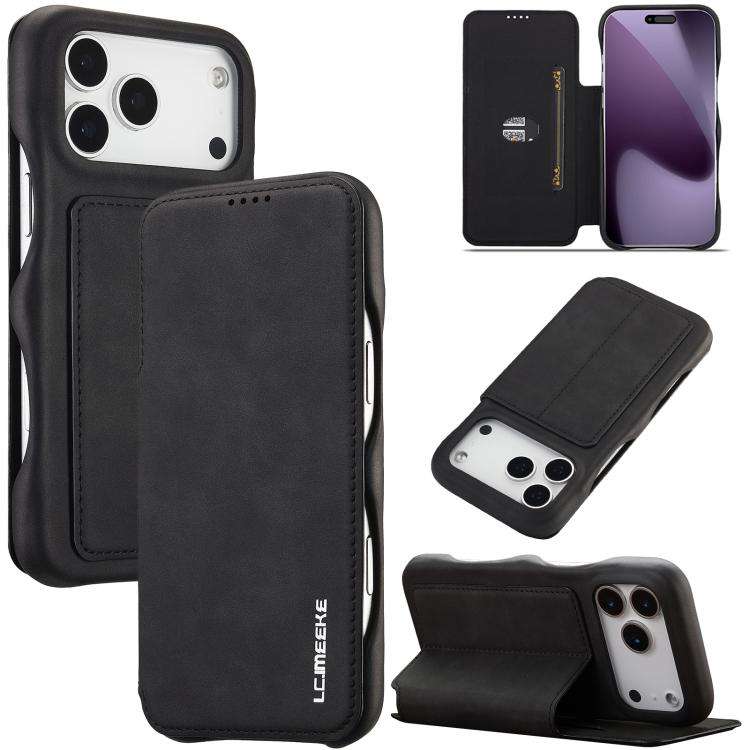 LC.IMEEKE Hon Ancient Series Flip Leather Phone Case, For iPhone 18 Pro / 17 Pro, For iPhone 18 P...