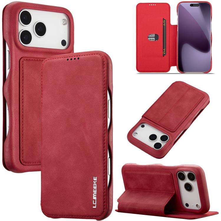 LC.IMEEKE Hon Ancient Series Flip Leather Phone Case, For iPhone 18 Pro / 17 Pro, For iPhone 18 P...
