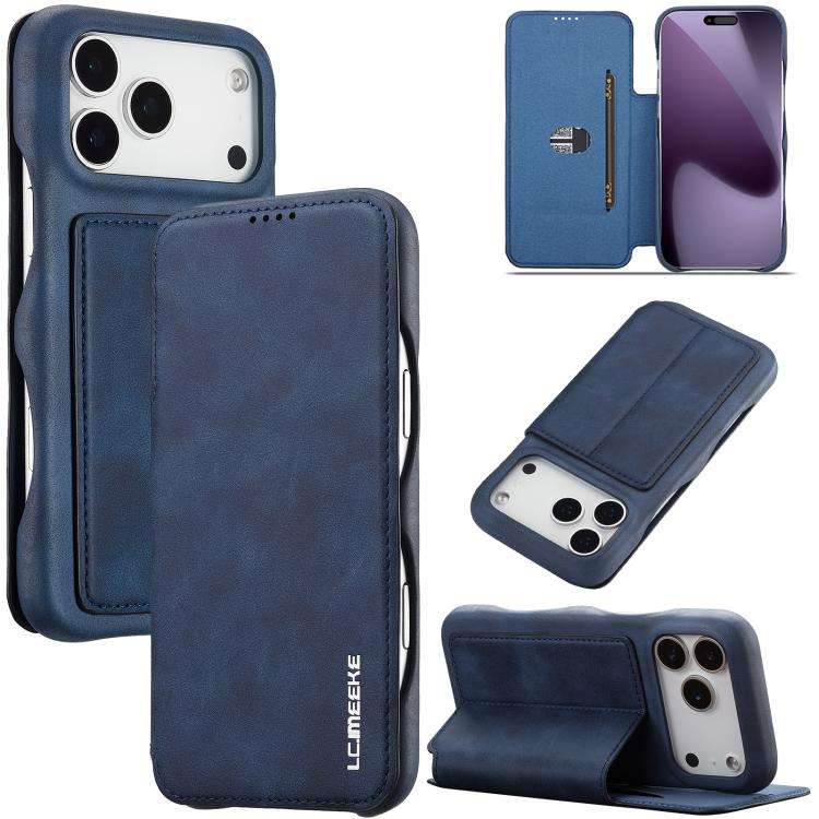LC.IMEEKE Hon Ancient Series Flip Leather Phone Case, For iPhone 18 Pro / 17 Pro, For iPhone 18 P...