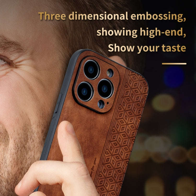 AZNS 3D Embossed Skin Feel Phone Case, For iPhone 15 Pro Max, For iPhone 15 Pro, For iPhone 15 Pl...