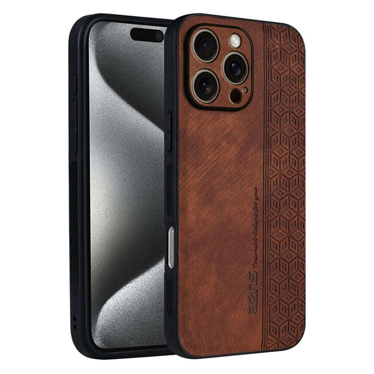 AZNS 3D Embossed Skin Feel Phone Case, For iPhone 16e / 17e, For iPhone 17 Pro Max, For iPhone 17...