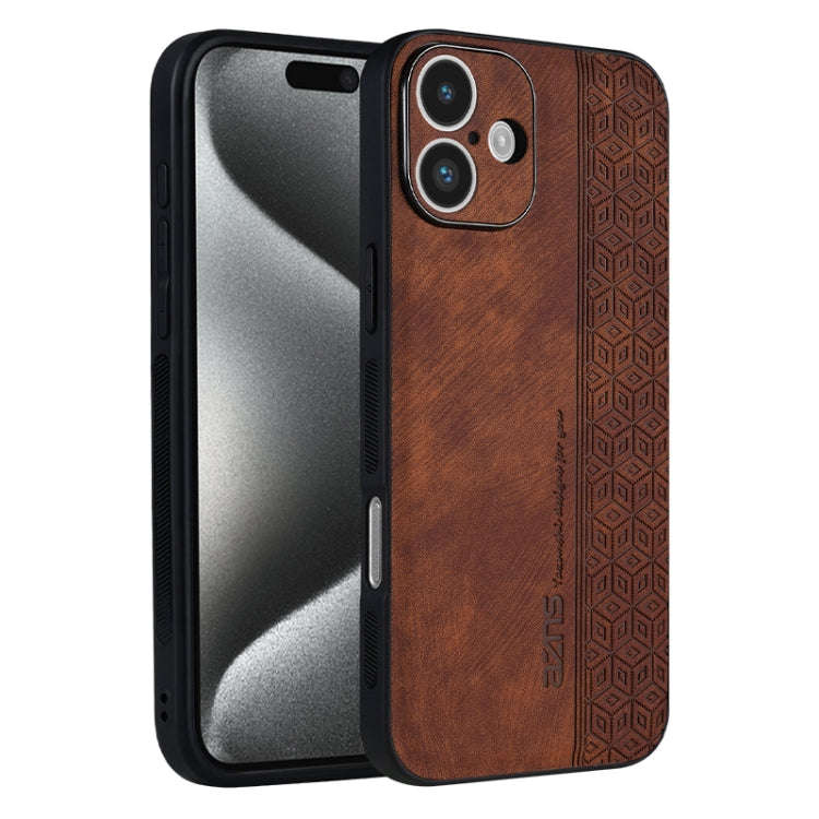 AZNS 3D Embossed Skin Feel Phone Case, For iPhone 16e / 17e, For iPhone 17 Pro Max, For iPhone 17...