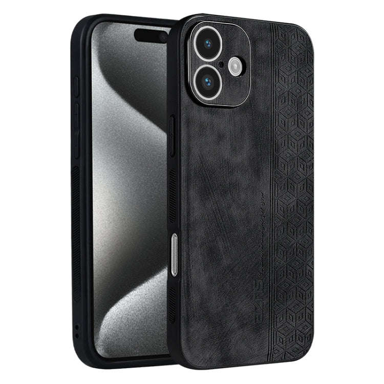 AZNS 3D Embossed Skin Feel Phone Case, For iPhone 16e / 17e, For iPhone 17 Pro Max, For iPhone 17...