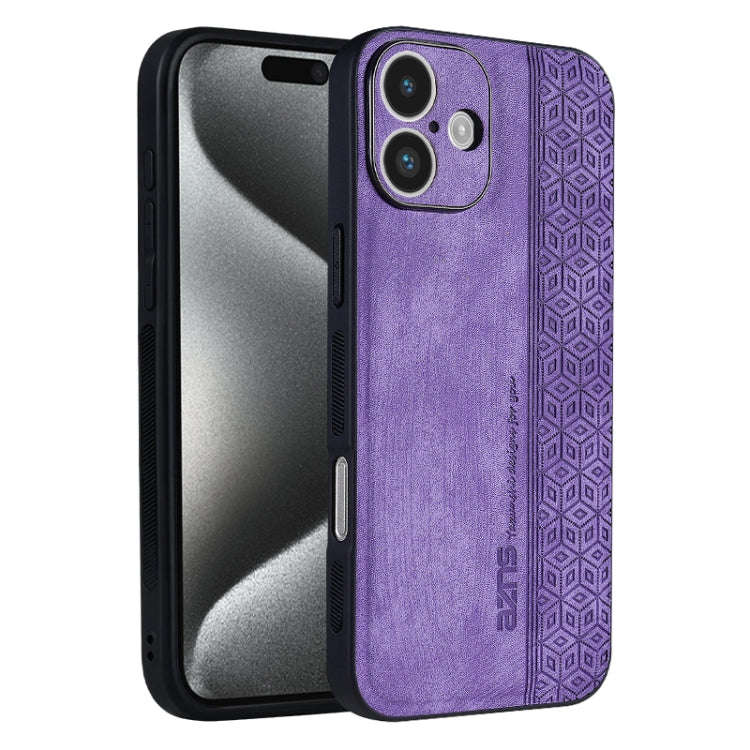 AZNS 3D Embossed Skin Feel Phone Case, For iPhone 16e / 17e, For iPhone 17 Pro Max, For iPhone 17...
