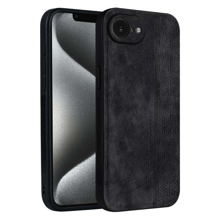 AZNS 3D Embossed Skin Feel Phone Case, For iPhone 16e / 17e, For iPhone 17 Pro Max, For iPhone 17...