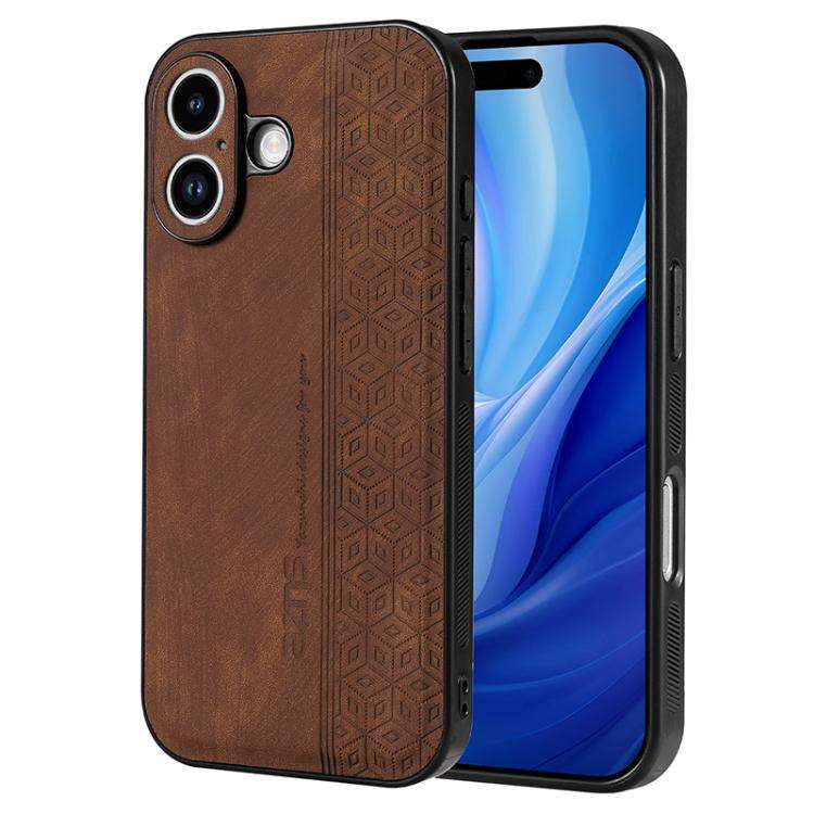AZNS 3D Embossed Skin Feel Phone Case, For iPhone 16e / 17e, For iPhone 17 Pro Max, For iPhone 17...