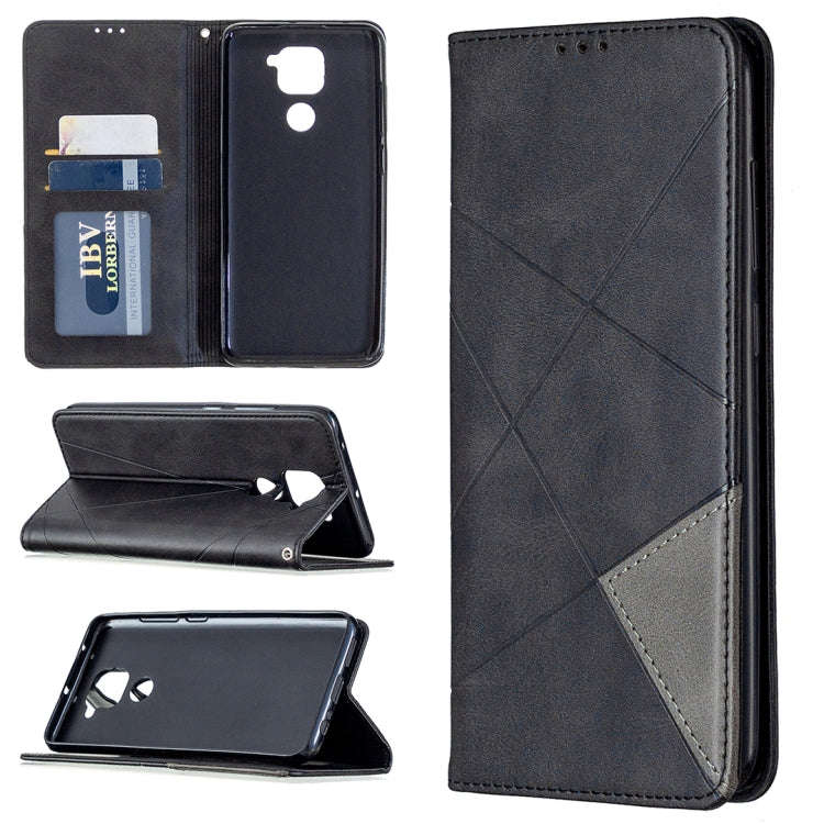 Rhombus Texture Horizontal Flip Magnetic Leather Case with Holder & Card Slots & Wallet, For Xiao...