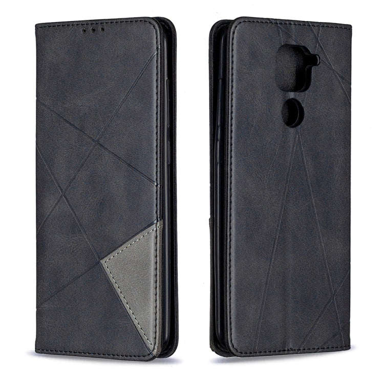 Rhombus Texture Horizontal Flip Magnetic Leather Case with Holder & Card Slots & Wallet, For Xiao...