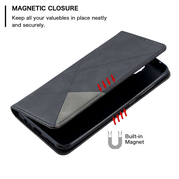 Rhombus Texture Horizontal Flip Magnetic Leather Case with Holder & Card Slots & Wallet, For Xiao...