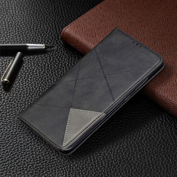 Rhombus Texture Horizontal Flip Magnetic Leather Case with Holder & Card Slots & Wallet, For Xiao...