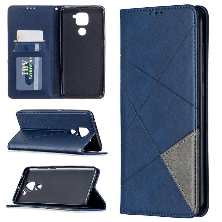 Rhombus Texture Horizontal Flip Magnetic Leather Case with Holder & Card Slots & Wallet, For Xiao...