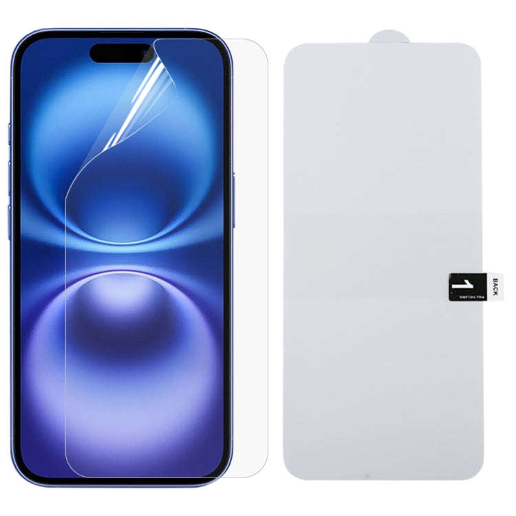 Full Screen Protector Explosion-proof Hydrogel Film, For iPhone 17 Pro Max, For iPhone 17 / 17 Pr...