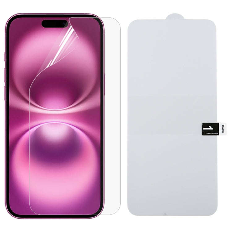 Full Screen Protector Explosion-proof Hydrogel Film, For iPhone 17 Pro Max, For iPhone 17 / 17 Pr...