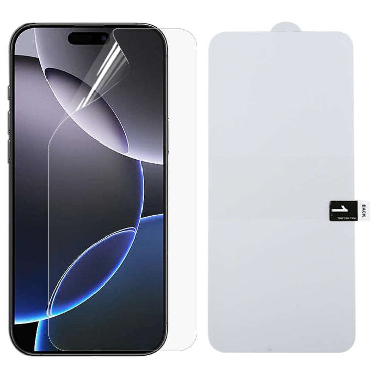 Full Screen Protector Explosion-proof Hydrogel Film, For iPhone 17 Pro Max, For iPhone 17 / 17 Pr...