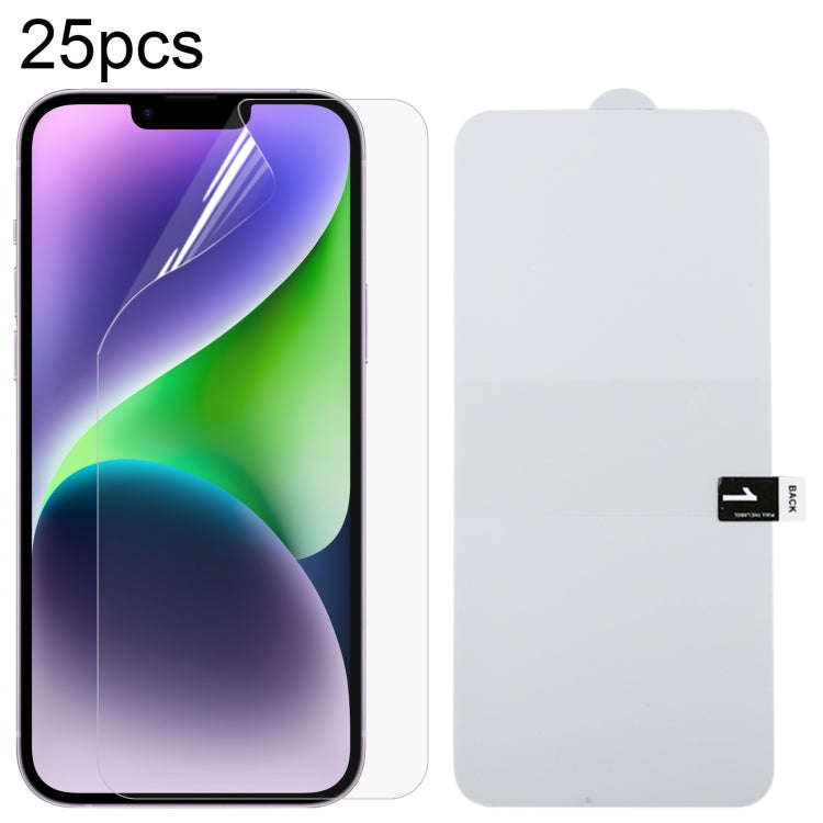 25pcs Full Screen Protector Explosion-proof Hydrogel Film, For iPhone 17 Pro Max, For iPhone 17 /...
