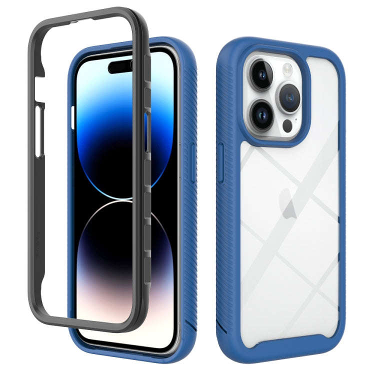 Starry Sky Solid Color Shockproof TPU Clear PC Phone Case, For iPhone 16 Pro Max, For iPhone 16 P...