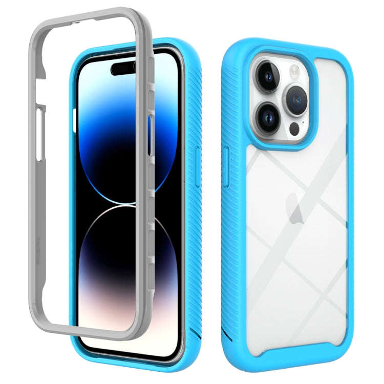 Starry Sky Solid Color Shockproof TPU Clear PC Phone Case, For iPhone 16 Pro Max, For iPhone 16 P...