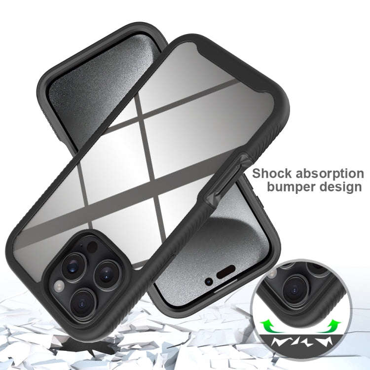 Starry Sky Solid Color Shockproof TPU Clear PC Phone Case, For iPhone 16 Pro Max, For iPhone 16 P...