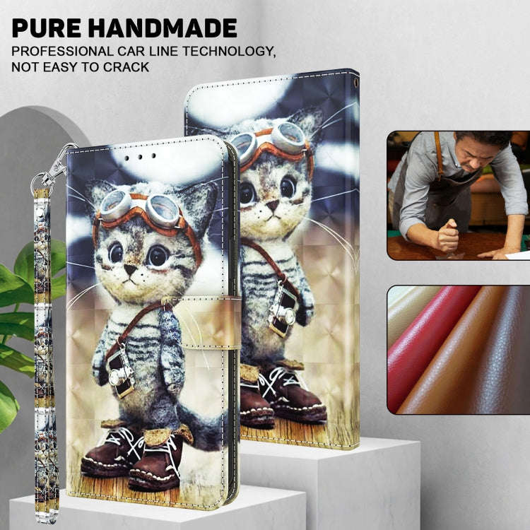 3D Painted Leather Phone Case, For iPhone 16 Pro Max, For iPhone 16 Pro, For iPhone 16 Plus, For ...