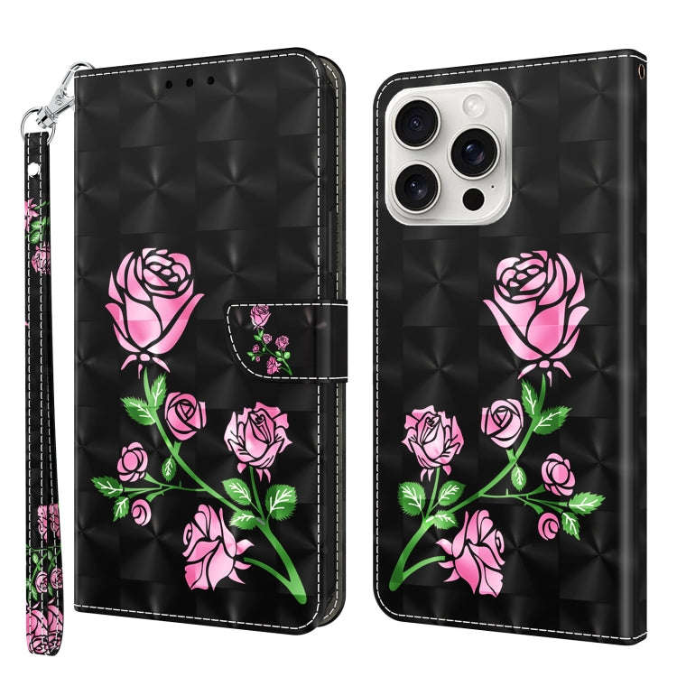 3D Painted Leather Phone Case, For iPhone 16 Pro Max, For iPhone 16 Pro, For iPhone 16 Plus, For ...
