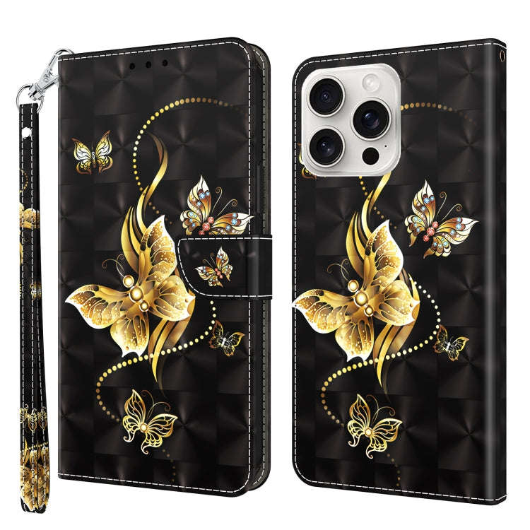3D Painted Leather Phone Case, For iPhone 16 Pro Max, For iPhone 16 Pro, For iPhone 16 Plus, For ...