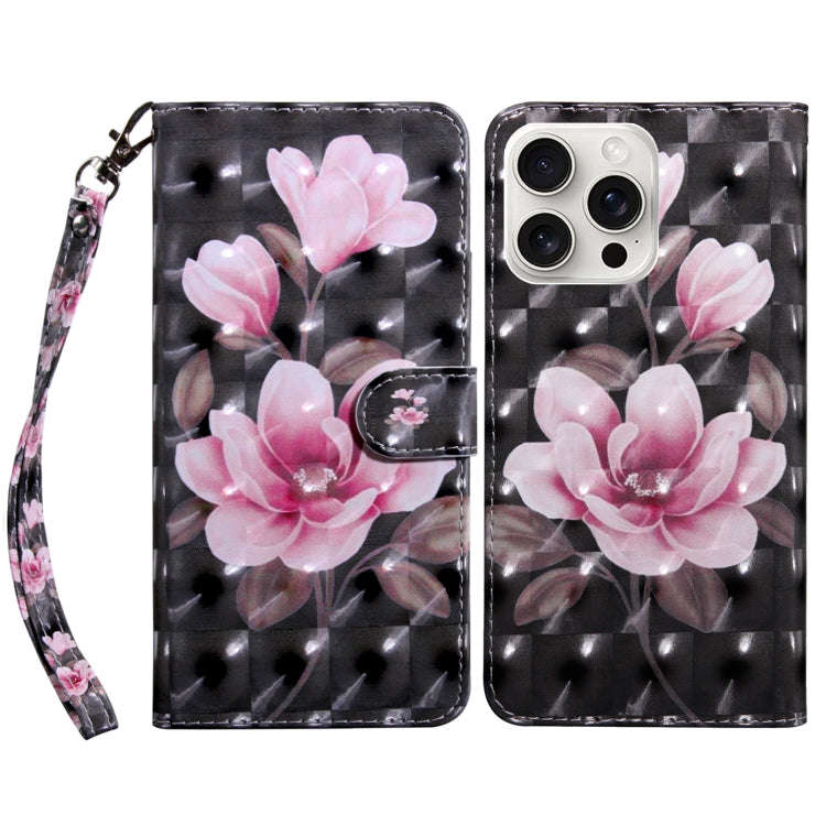 3D Painted Leather Phone Case, For iPhone 16 Pro Max, For iPhone 16 Pro, For iPhone 16 Plus, For ...