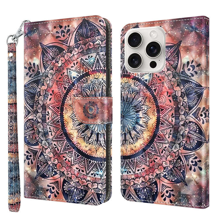 3D Painted Leather Phone Case, For iPhone 16 Pro Max, For iPhone 16 Pro, For iPhone 16 Plus, For ...
